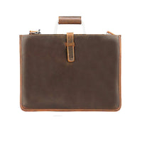 Simple Briefcase British Women's Handmade Retro