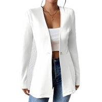 Korean Fashion Temperament V-neck Long Sleeve Small Suit Jacket