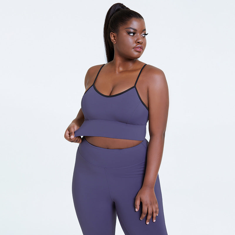 Sexy Bra Hip Trousers Bodybuilding Suit European And American Women