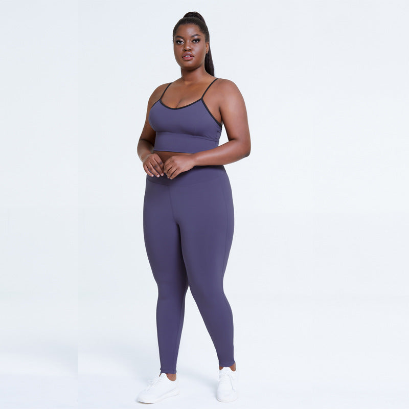 Sexy Bra Hip Trousers Bodybuilding Suit European And American Women