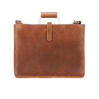 Simple Briefcase British Women's Handmade Retro