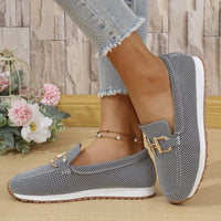 Women's All-match Casual Solid Color Flat Simple Sneaker