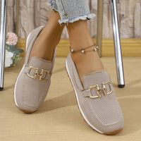 Women's All-match Casual Solid Color Flat Simple Sneaker