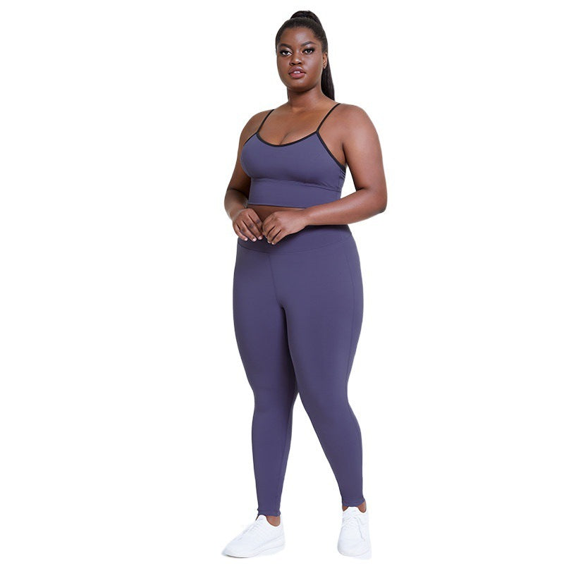 Sexy Bra Hip Trousers Bodybuilding Suit European And American Women